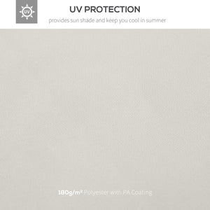 English Elm Outsunny Two Tier Vented Gazebo Replacement Canopy Uv Resistant Polyester Cover Cream W2225P174269