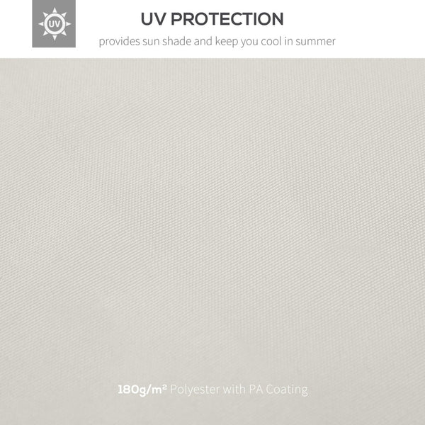 English Elm Outsunny Two Tier Vented Gazebo Replacement Canopy Uv Resistant Polyester Cover Cream W2225P174269