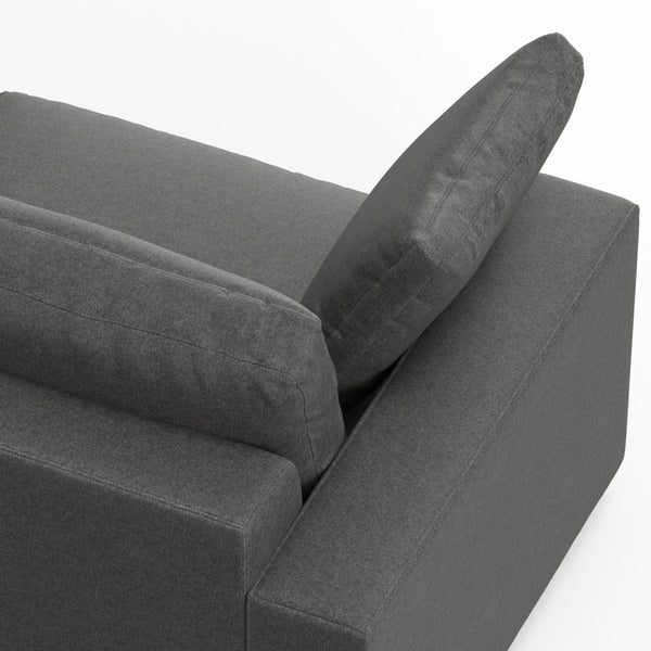 English Elm Charlie Oversized Deep Seater Loveseat - Eco-Friendly Comfort With Plush Cushions & Stylish Design B136P199252