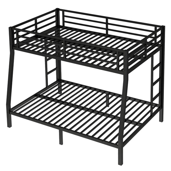 English Elm Metal Full Xl Over Queen Bunk Bed – Heavy-Duty, Space-Saving, Noise-Reducing Comfort For All Ages W1580S00238
