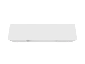 Manhattan Comfort Bradley Mid-Century Modern TV Stand White 228BMC6