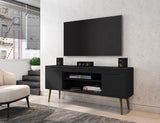 Manhattan Comfort Bradley Mid-Century Modern TV Stand Black 228BMC8