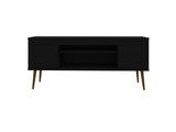 Manhattan Comfort Bradley Mid-Century Modern TV Stand Black 228BMC8