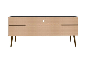 Manhattan Comfort Bradley Mid-Century Modern TV Stand Black 228BMC8