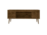 Manhattan Comfort Bradley Mid-Century Modern TV Stand Rustic Brown 228BMC9