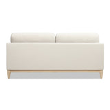 English Elm Pasadena 75.5" Modern Farmhouse Sofa, French Beige Performance Velvet