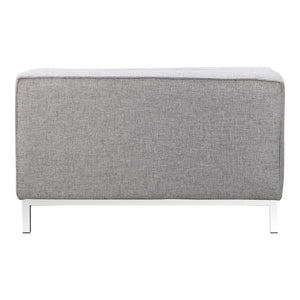 English Elm Covella Tufted Storage Ottoman with Lift Top in Gray Polyester for Living Rooms B2769P504207
