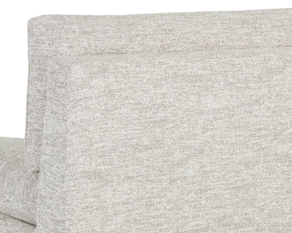 Sunpan Dallin Lounge Chair - Contemporary Design with Eye-Catching Shape and Fully Upholstered Legs Boho Oatmeal