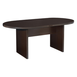 OSP Home Furnishings Napa Executive Conference Table Sturdy Professional Boardroom Desk for Collaborative Meetings 71"X35"X29"  Espresso NAP-35-ESP