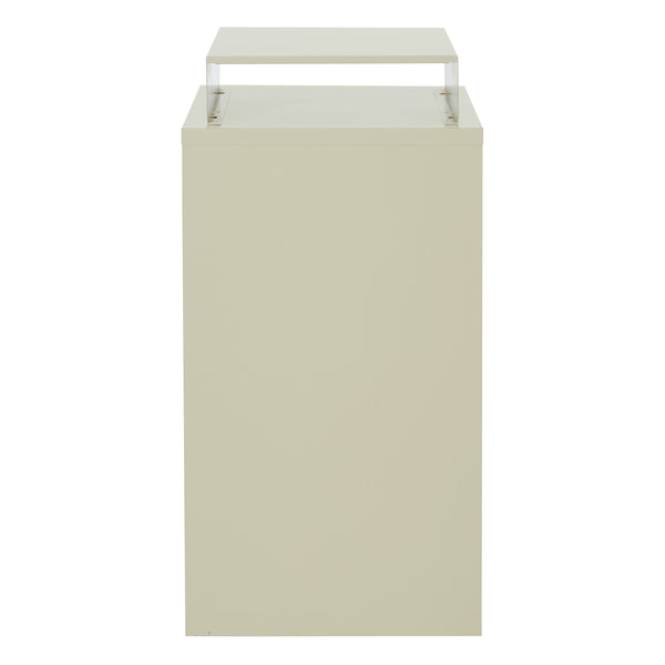 OSP Home Furnishings Metal File Cabinet Tan