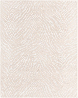 Unique Loom Finsbury Meghan Machine Made Animal Print Rug Ivory Beige,  7' 10" x 10' 0"