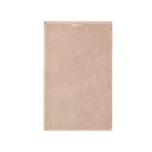 JLA Home Madison Park - 100% Cotton Diagonal Ribbed Hand Towel — Plush Zero-Twist 506 GSM Quick-Dry Luxury for Home Spa Beige MP73-8859