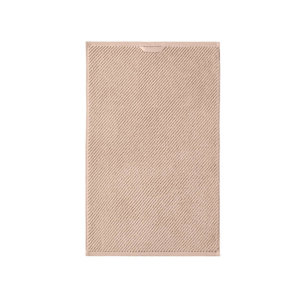 JLA Home Madison Park - 100% Cotton Diagonal Ribbed Hand Towel — Plush Zero-Twist 506 GSM Quick-Dry Luxury for Home Spa Beige MP73-8859