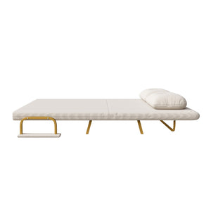 English Elm 46" Wide Corduroy Sleeper Sofa Bed Convertible Folding Chair for Two with Adjustable Backrest W2700P431033