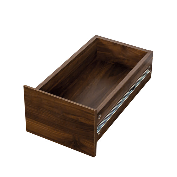 English Elm 70.87" H Modern Wooden Tall Storage Cabinet With 4 Display Shelves, 3 Drawers For Home & Office W331P281203