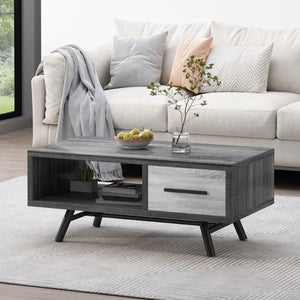 Christopher Knight Home® - Noble House - Burgoyne Mid-Century Modern Coffee Table with Storage