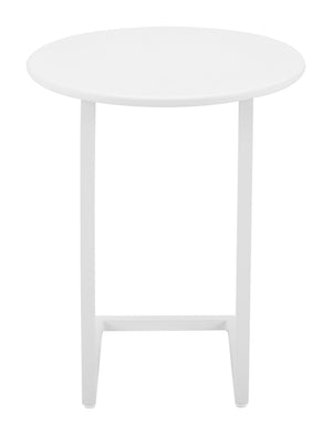 Zuo Modern Noga End Table - Sleek Modern Design For Stylish Living Spaces And Hospitality Environments White Aluminum 704064-zuo-modern