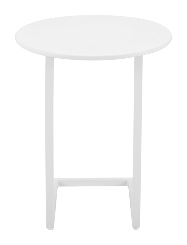 Zuo Modern Noga End Table - Sleek Modern Design For Stylish Living Spaces And Hospitality Environments White Aluminum 704064-zuo-modern
