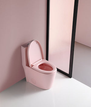 English Elm One-piece Elongated Ceramic Toilet Dual Flush Ada Comfort Height Glossy White Bath W1920P385404