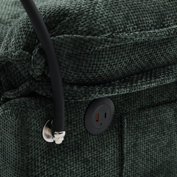 English Elm United We Win 106" U-Shape Sectional Sofa - Cozy Chenille Couch With Storage Ottoman & Usb Ports W1568S00228-GIGA