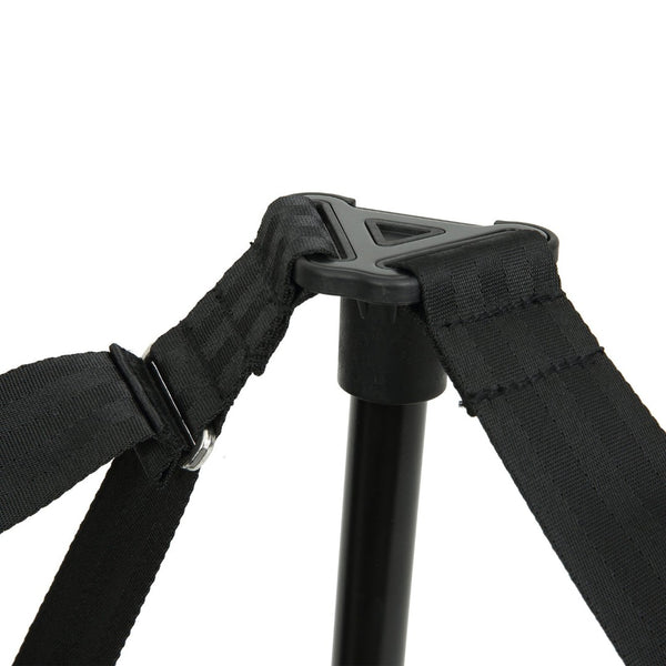 English Elm Steel Framed Hammock Style Folding Camping Chair Breathable Fabric Reclining Outdoor Seat Grey W640P147219