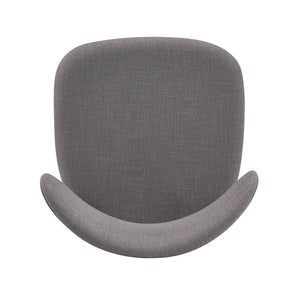 English Elm Christopher Knight Home® - Contemporary Grey Upholstered Side Chairs - Set Of 2 With Walnut Legs For Modern Dining Comfort N768P331579G