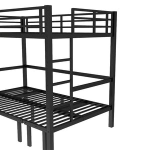 English Elm Twin Xl Solid Pine Loft Bed with Built-in Led Lighting and Storage Shelves W1580S00503