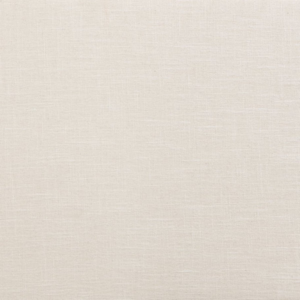 English Elm King Upholstered Bed Curved Linen Headboard Solid Wood Legs Transitional Bedroom N757K427673I