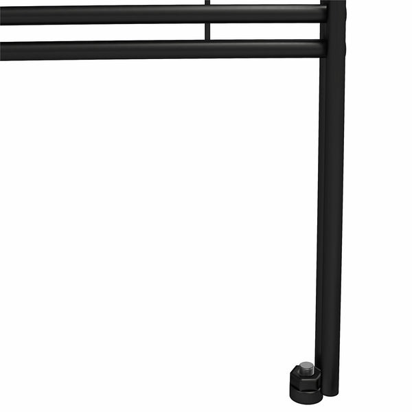 English Elm Vance Computer Desk with Fluted Glass Top, Woodgrain Laminate, Open Shelves, 50 lb Capacity B2733P395251