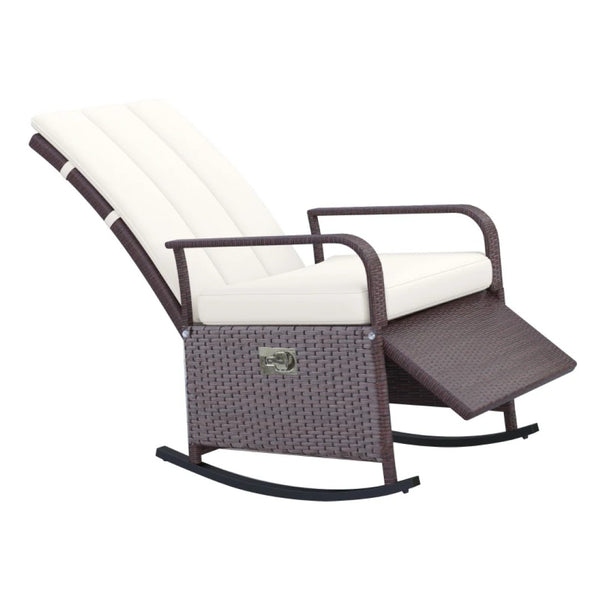 English Elm Outdoor Swivel Patio Chairs Set of 2 Handwoven Pe Rattan Steel Frame 360 Rotate T3971P444717