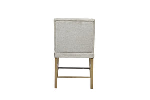 English Elm Upholstered Chair with Hickory Veneer Cashew Finish, Polyester Fabric Comfort, Stylish Backrest Light Tan 35.5 L x 26.25 W x 29 H B2699P383851