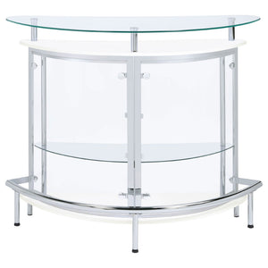 English Elm Strick & Bolton Matte Black Open Shelf Bar Cabinet with Glass Top for Modern Interiors B062P328721
