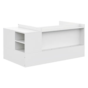 English Elm Convertible Crib Daybed with Changing Table Six Drawers Pine Wood Nursery Frame FF00001AAW