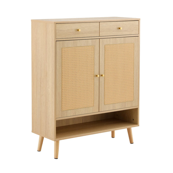 English Elm Multi-Functional Modern Minimalist Mdf Shoe Cabinet - Stylish Storage For Nordic & Industrial Homes W3226P278927