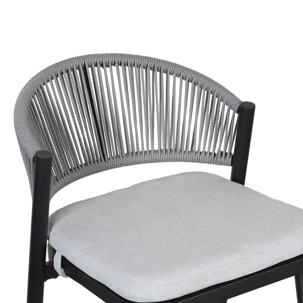 English Elm Christopher Knight Home® - Outdoor 30.25" Barstool Set Of 2 - Stylish Metal Frame & Pe Rattan Backrest For Patio Comfort N772P245120B