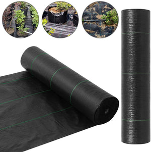 English Elm 6.5 Ft Wide Woven Polypropylene Landscape Fabric Heavy Duty Weed Barrier 300 Ft T3656P337272