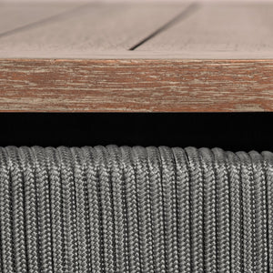 English Elm Orbit Solid Eucalyptus Rectangular Outdoor Dining Table for Patio Garden Use B2736P464825