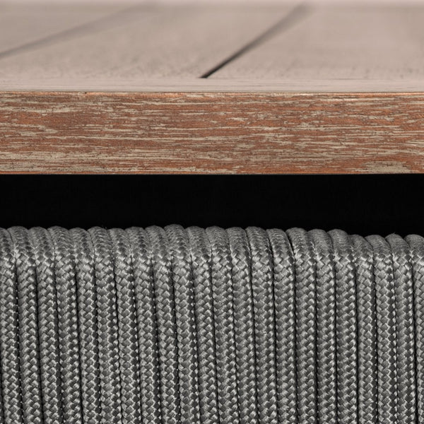 English Elm Orbit Solid Eucalyptus Rectangular Outdoor Dining Table for Patio Garden Use B2736P464825