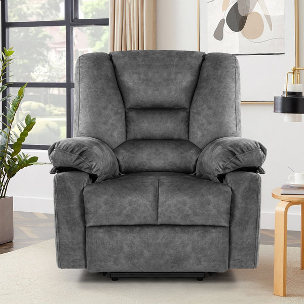 English Elm Power Lift Recliner with Massage & Heat, 8-Point Therapy, Timer & Easy Power Lift Assistance Grey W1403P177439