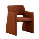 VIG Furniture Modrest Lasara - Modern Rust Fabric Dining Chair VGDW-L-895-RST