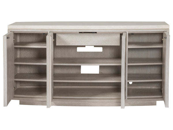 Lexington Artistica Home Mar Monte Buffet: Elegant Modern Design With Anticato Marble Top & Adjustable Shelves For Style Taupe Wood 2300-852