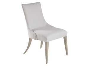 Lexington Artistica Home Mar Monte Dining Chair - Elegant Modern Design With Solid Oak Legs And Soft Performance Fabric Upholstery Taupe Wood 2300-880-01