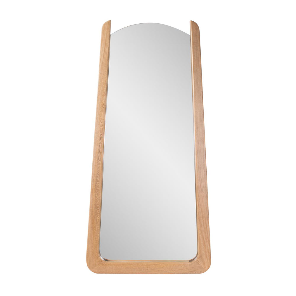 Howard Elliott Woodard Asymmetrical Oversized Mirror - Unique Wooden Design Perfect For Wall Or Leaner Display Brown Wood 230018-howard-elliott