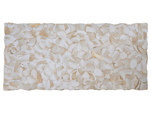 Lexington Artistica Home Seamount Dining Table - Unique Live-edge Design With Fossilized Shell Top And Elegant Iron Base Gray Wood 2306-877c