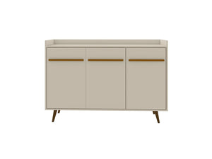 Manhattan Comfort Bradley Mid-Century Modern Buffet Stand/ Sideboard Off White 230BMC1