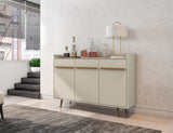 Manhattan Comfort Bradley Mid-Century Modern Buffet Stand/ Sideboard Off White 230BMC1