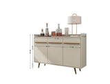 Manhattan Comfort Bradley Mid-Century Modern Buffet Stand/ Sideboard Off White 230BMC1