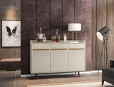 Manhattan Comfort Bradley Mid-Century Modern Buffet Stand/ Sideboard Off White 230BMC1