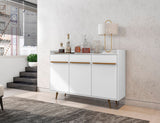 Manhattan Comfort Bradley Mid-Century Modern Buffet Stand/ Sideboard White 230BMC6