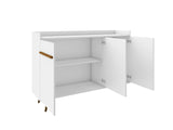 Manhattan Comfort Bradley Mid-Century Modern Buffet Stand/ Sideboard White 230BMC6